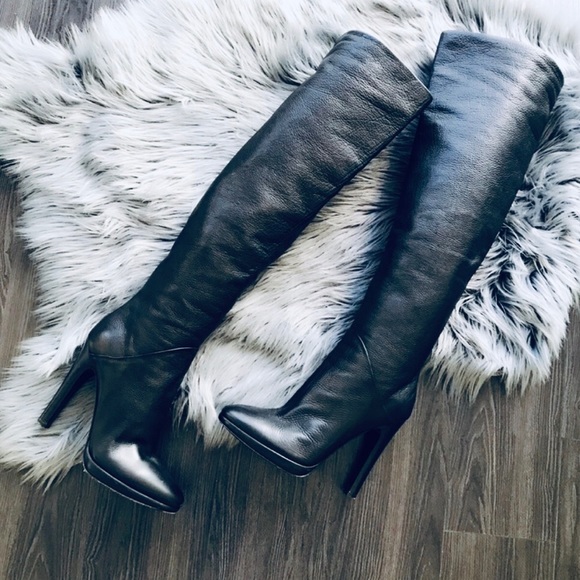 Sold GIUSEPPE ZANOTTI 🌹 OTK LEATHER BOOTS SZ 38 - Picture 2 of 8